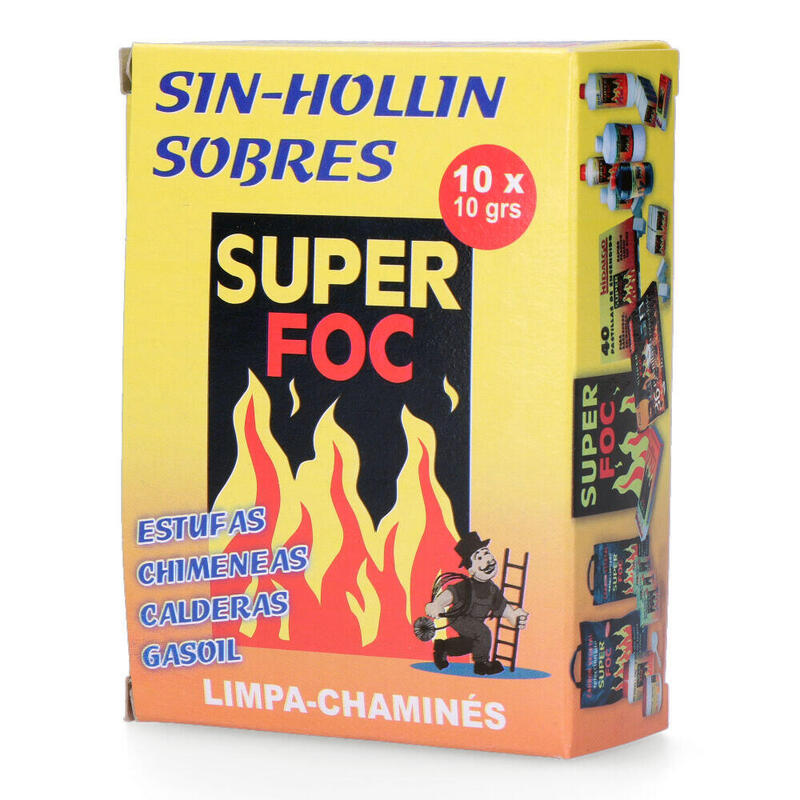 Pack De 5 Unidades - Sin-Hollin Caja 10 Sobres 07902 Super Foc