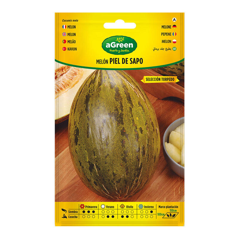 Pack De 5 Unidades - Sobre Con Semillas De Melon Piel De Sapo Torpedo 000472bolsh Agreen