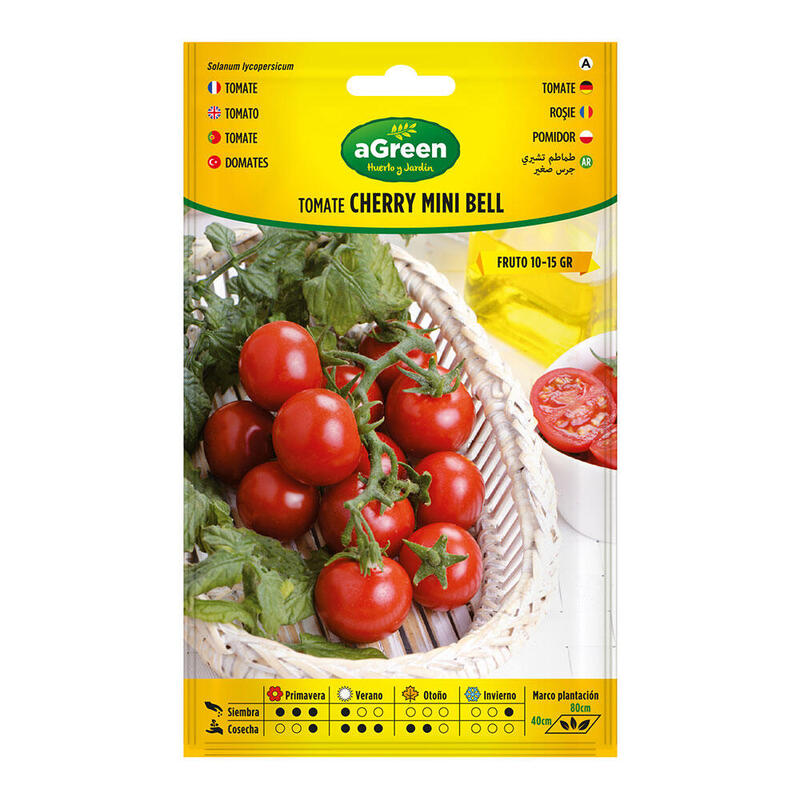 Pack De 5 Unidades - Sobre Con Semillas De Tomate Mini Bell (Tipo Cherry) 000719bolsh Agreen