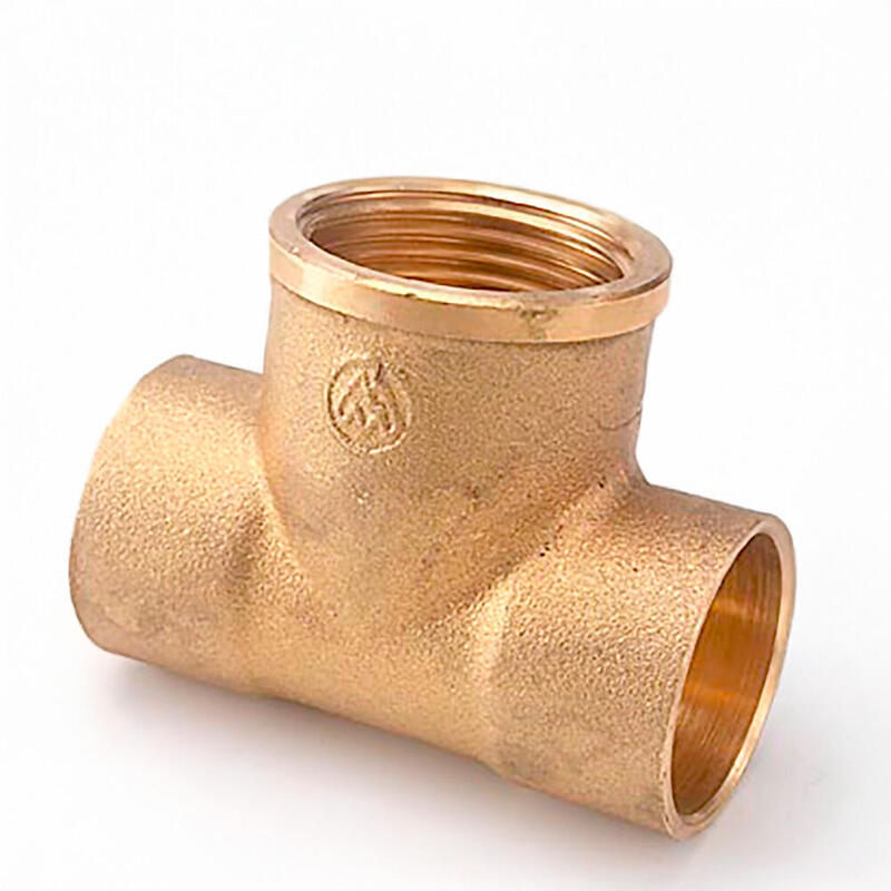 Pack De 5 Unidades - Te Hembra 130 1/2" X 18 Mm Latón