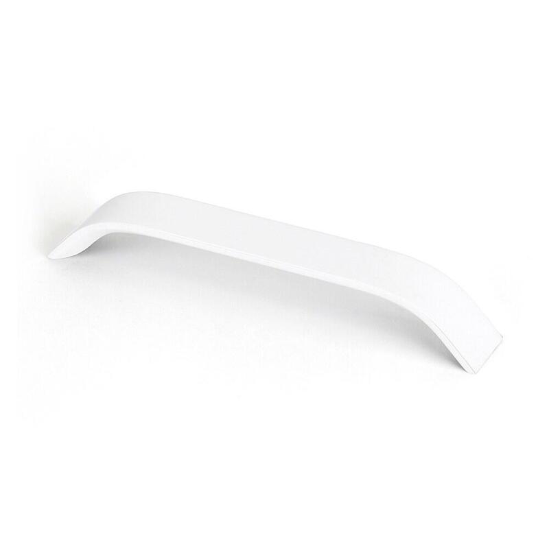 Pack De 5 Unidades - Tirador De Mueble Tipo Asa, Modelo 2267, De Aluminio Con Acabado Blanco Mate, 160 Mm