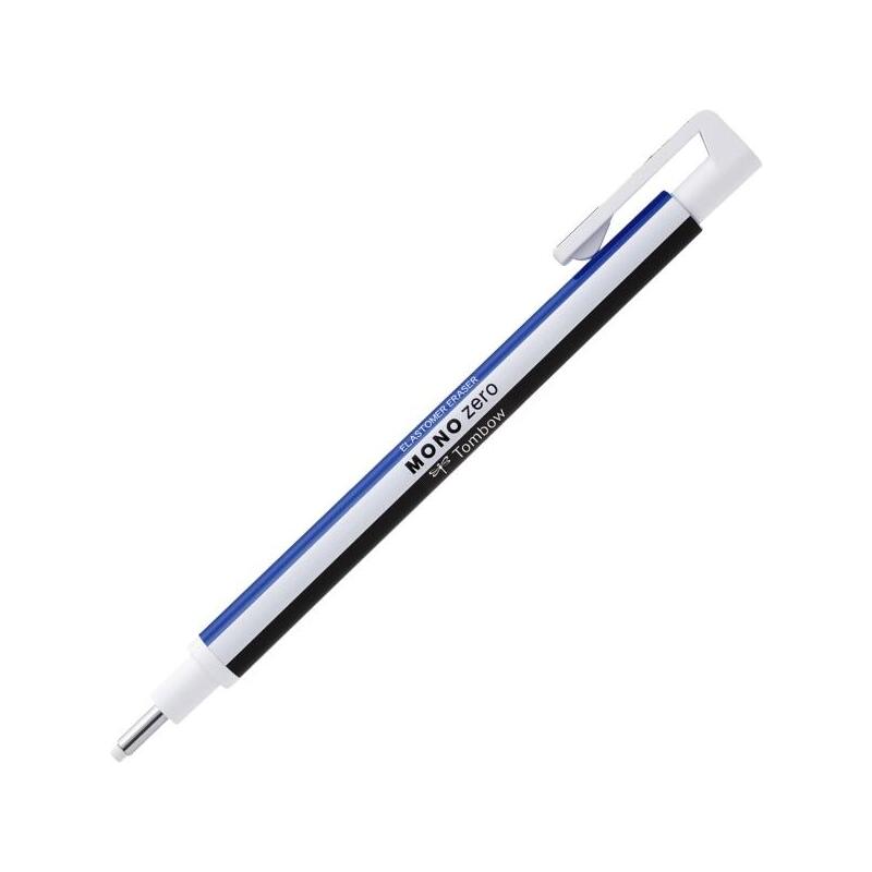 Pack De 5 Unidades Tombow Mono Zero Portagomas - Punta Redonda De 2.3mm - Capuchon De Proteccion - Mecanismo De Giro -