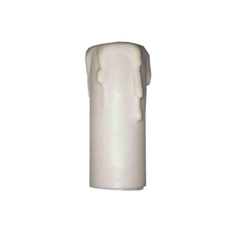 Pack De 5 Unidades - Vela Corta Para Portalamparas E14 Blanco Solera 853