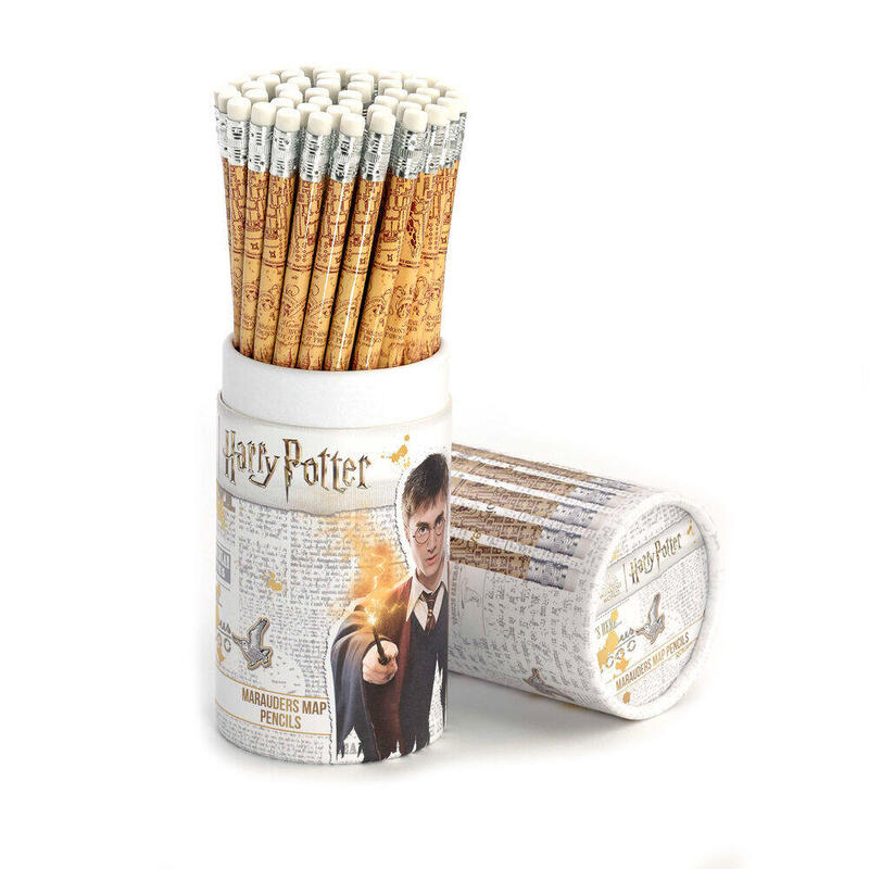 Pack De 50 Unidades - Lapiz Mapa De Los Merodeadores Harry Potter