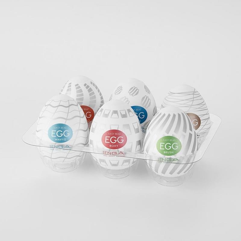 Tenga - Easy Beat Huevo Masturbador Pack 6 Uds