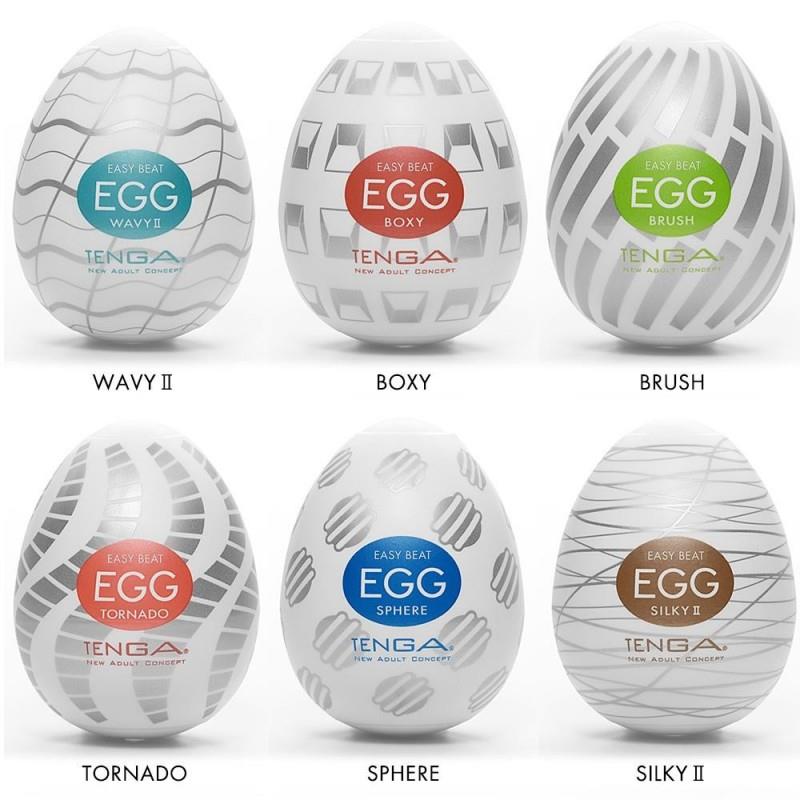 Tenga - Easy Beat Huevo Masturbador Pack 6 Uds