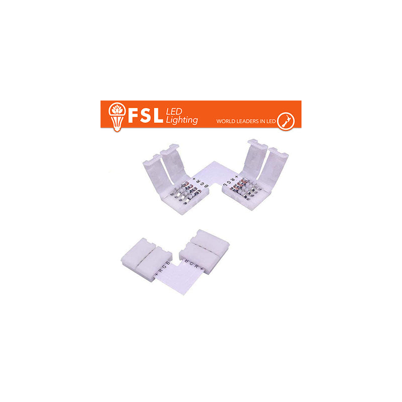 Pack De 6 Unidades Adaptador De Ángulo Recto Rgb