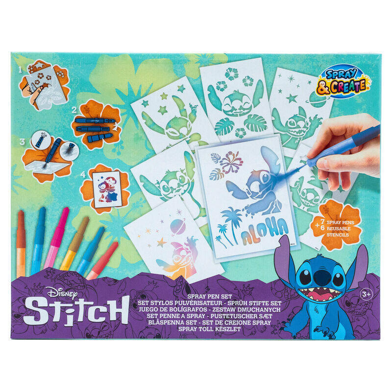 Pack De 6 Unidades - Aerografo Stitch Disney