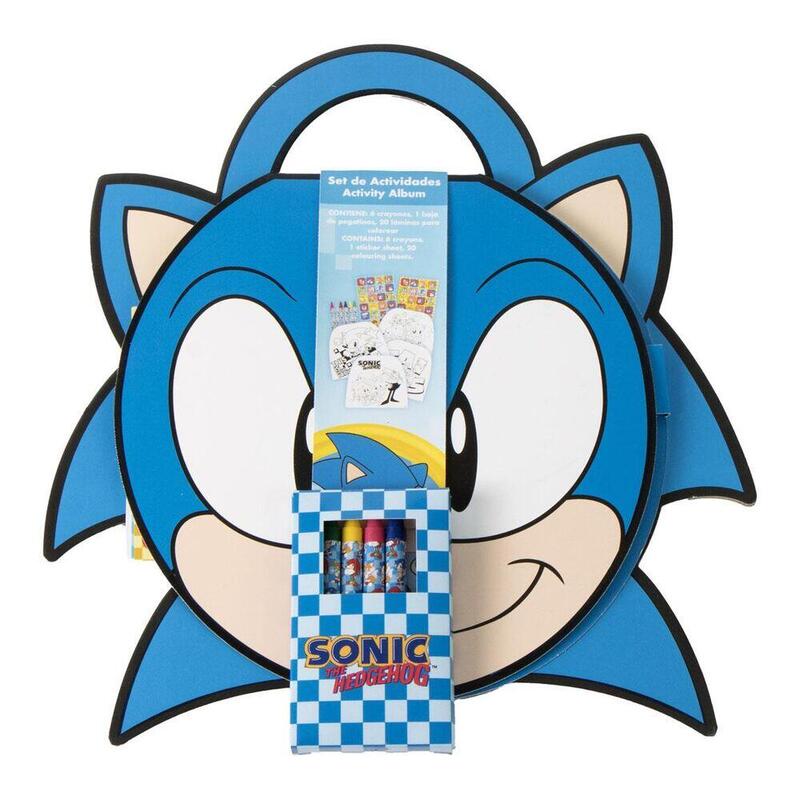 Pack De 6 Unidades - Album Actividades Coloreable Sonic The Hedgehog