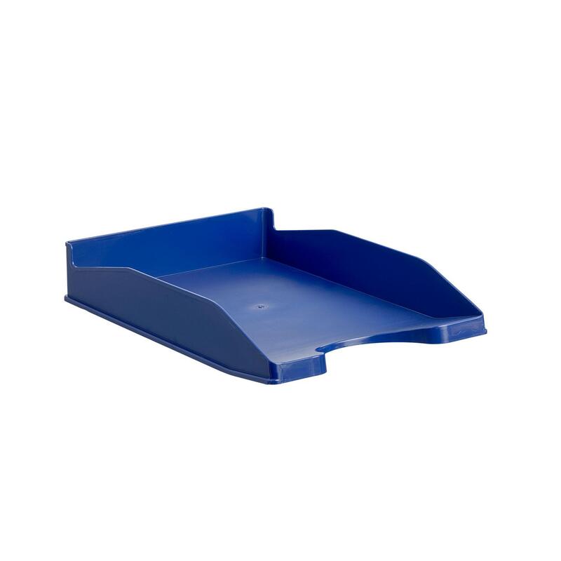 Pack De 6 Unidades Archivo 2000 Bandeja Apilable En 3 Posiciones Fondo Liso Din A4 Y Folio 345x255x60 Mm Azul