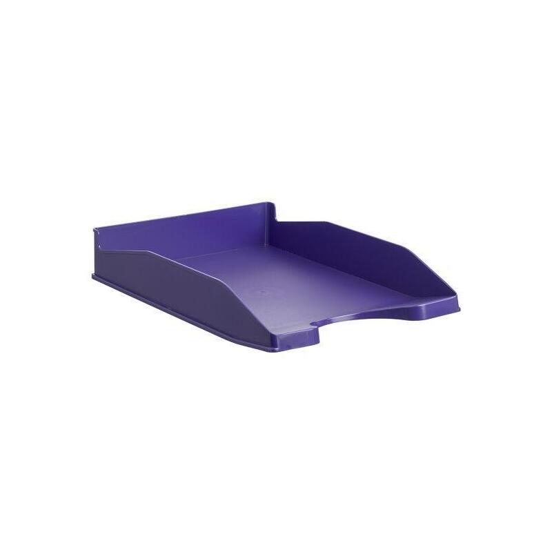 Pack De 6 Unidades Archivo 2000 Bandeja Apilable En 3 Posiciones Fondo Liso Din A4 Y Folio 345x255x60 Mm Malva