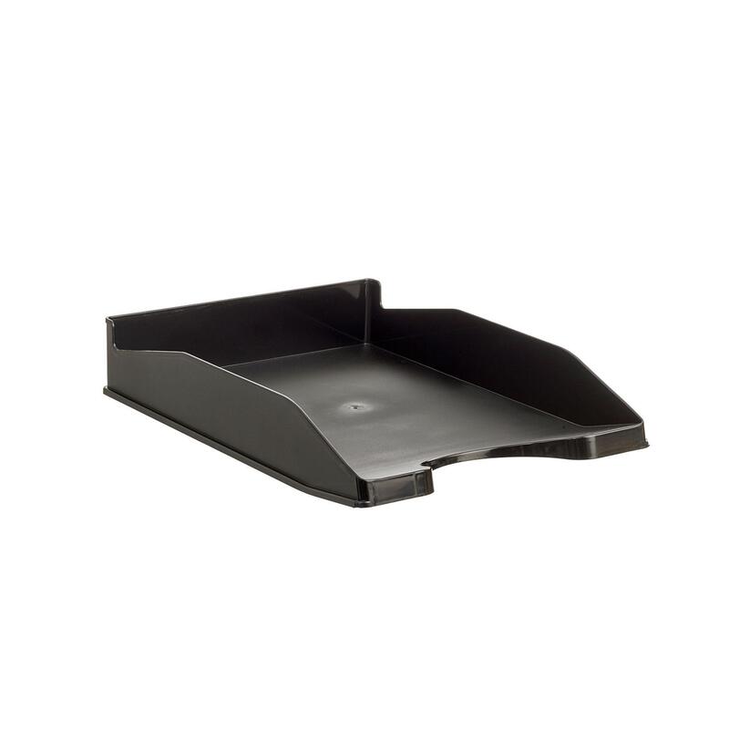 Pack De 6 Unidades Archivo 2000 Bandeja Apilable En 3 Posiciones Fondo Liso Din A4 Y Folio 345x255x60 Mm Negro