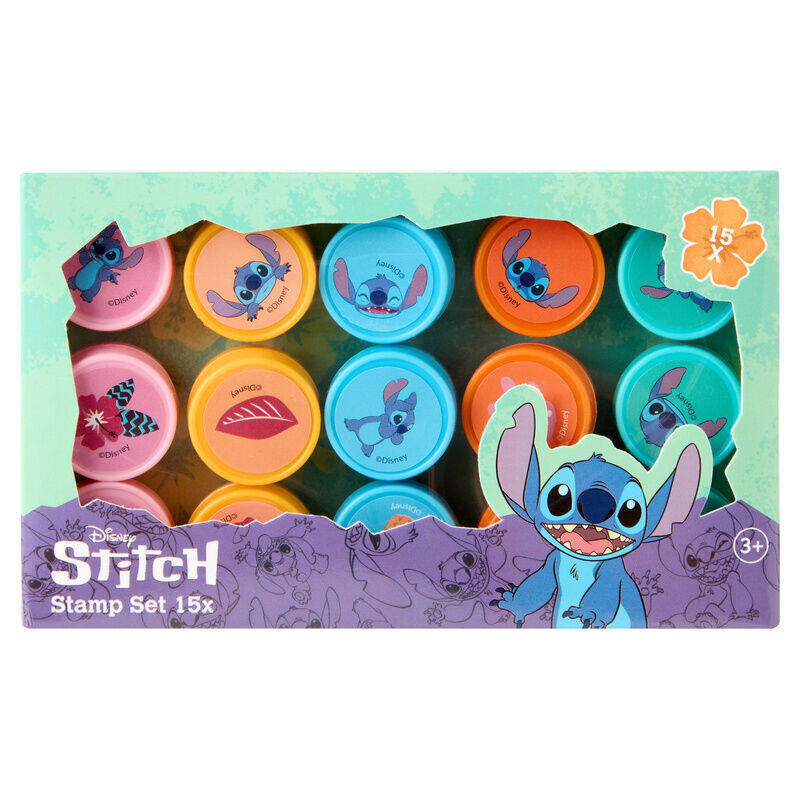 Pack De 6 Unidades - Blister 15 Sellos Stitch Disney