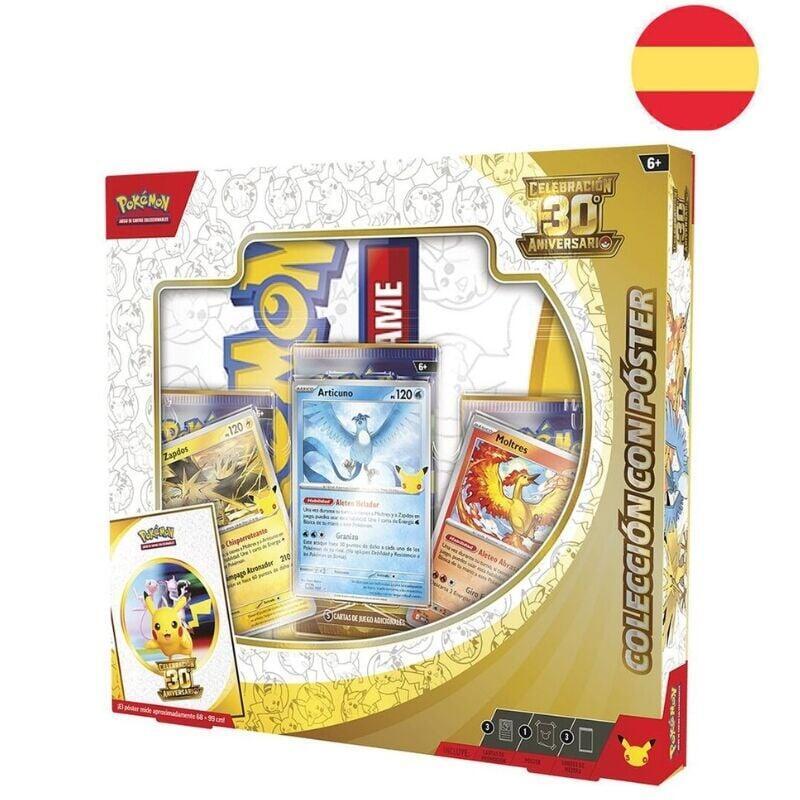 Pack De 6 Unidades - Blister Juego Cartas 30th Aniversario Pokemon Español