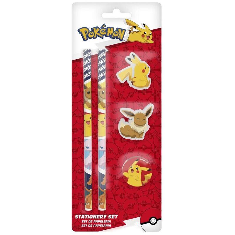 Pack De 6 Unidades - Blister Papeleria Pokemon