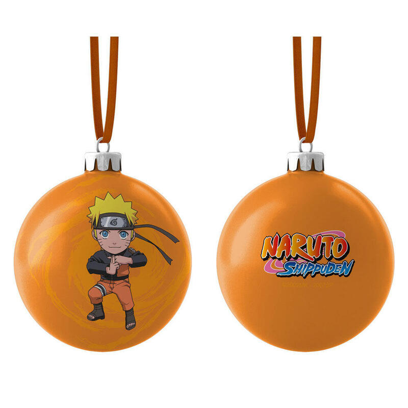 Pack De 6 Unidades - Bola Navidad Chibi Naruto Shippuden