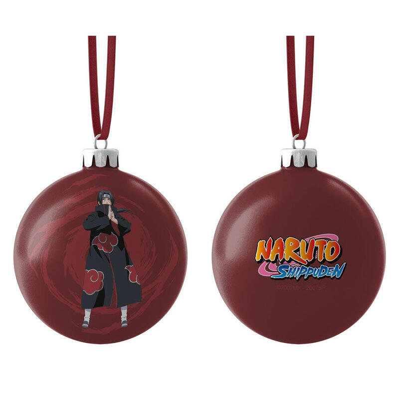 Pack De 6 Unidades - Bola Navidad Itachi Naruto Shippuden