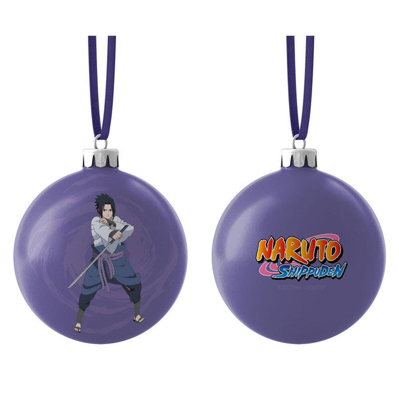 Pack De 6 Unidades - Bola Navidad Sasuke Naruto Shippuden