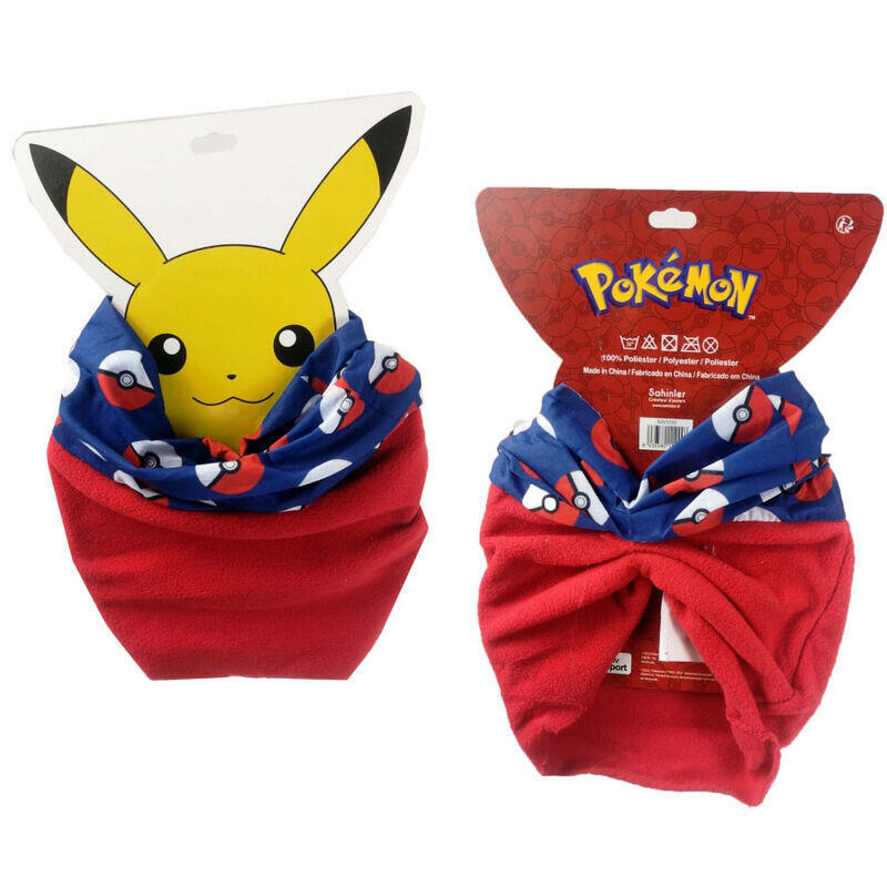 Pack De 6 Unidades - Braga Cuello Coralina Pokeball Pokemon