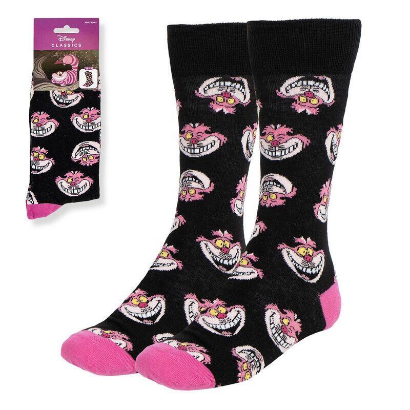 Pack De 6 Unidades - Calcetines Cheshire Alicia En El Pais De Las Maravillas Disney