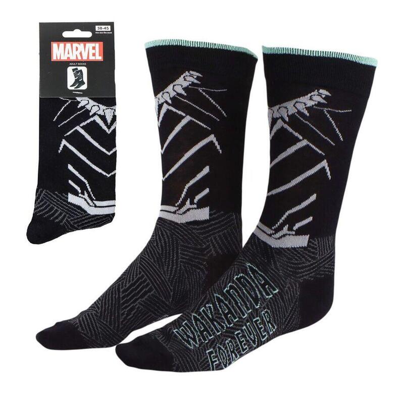 Pack De 6 Unidades - Calcetines Wakanda Black Panther Marvel