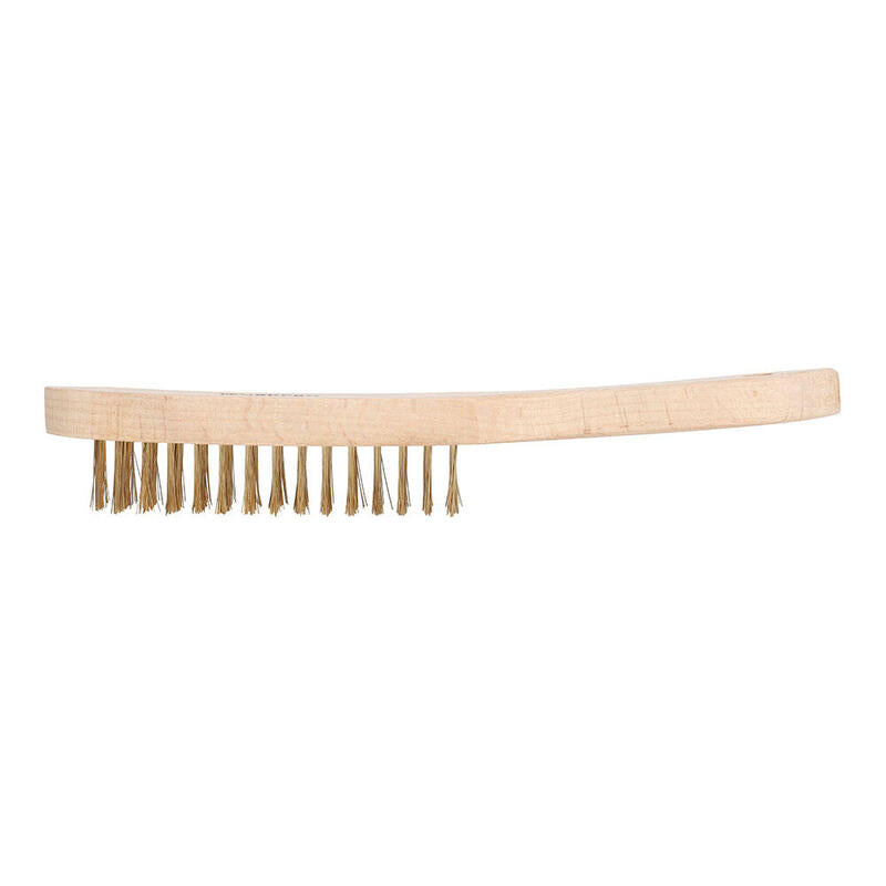 Pack De 6 Unidades - Cepillo De Alambre Con Revestimiento De Cobre Y Mango De Madera 4x15 Workpro