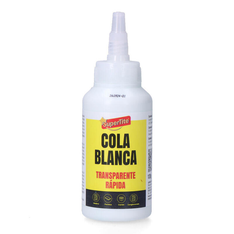 Pack De 6 Unidades - Cola Blanca Secado Transparente, 120 G