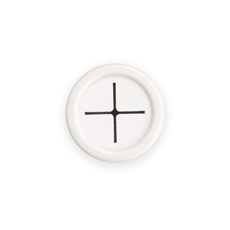 Pack De 6 Unidades - Colgador Paños Cocina Redondo Adhesivo Blanco (Blister) Inofix