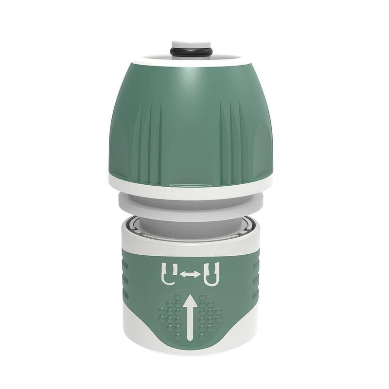 Pack De 6 Unidades - Conector Rápido De Manguera Stop Universal, ½ Pulg - 5/8 Pulg, Blister