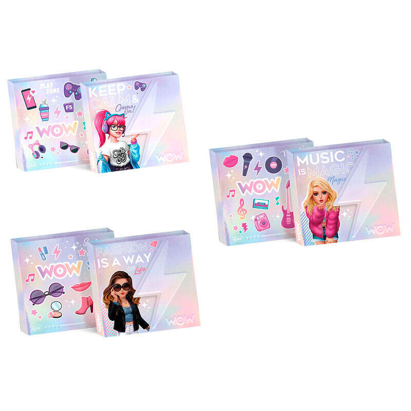 Pack De 6 Unidades - Cuaderno Notas Adhesivas Wow Generation