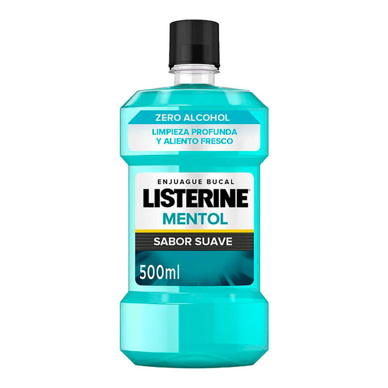 Pack De 6 Unidades - Enjuague Listerine 500ml Zero Mentol (Sabor Suave)