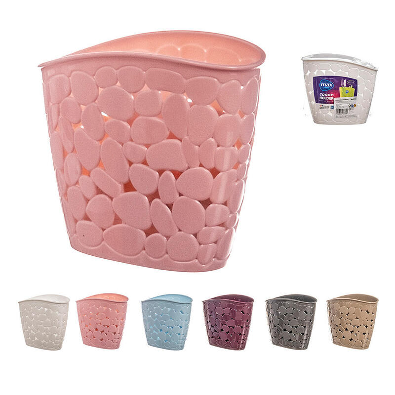 Pack De 6 Unidades - Escurrecubiertos De Plástico Colores Surtidos 16 X 7 X 14 Cm