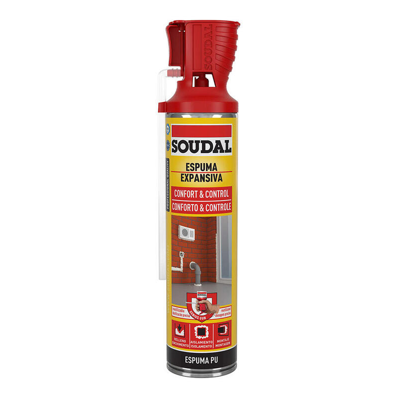 Pack De 6 Unidades - Espuma Confort And Control Genius 600ml 123921 Soudal