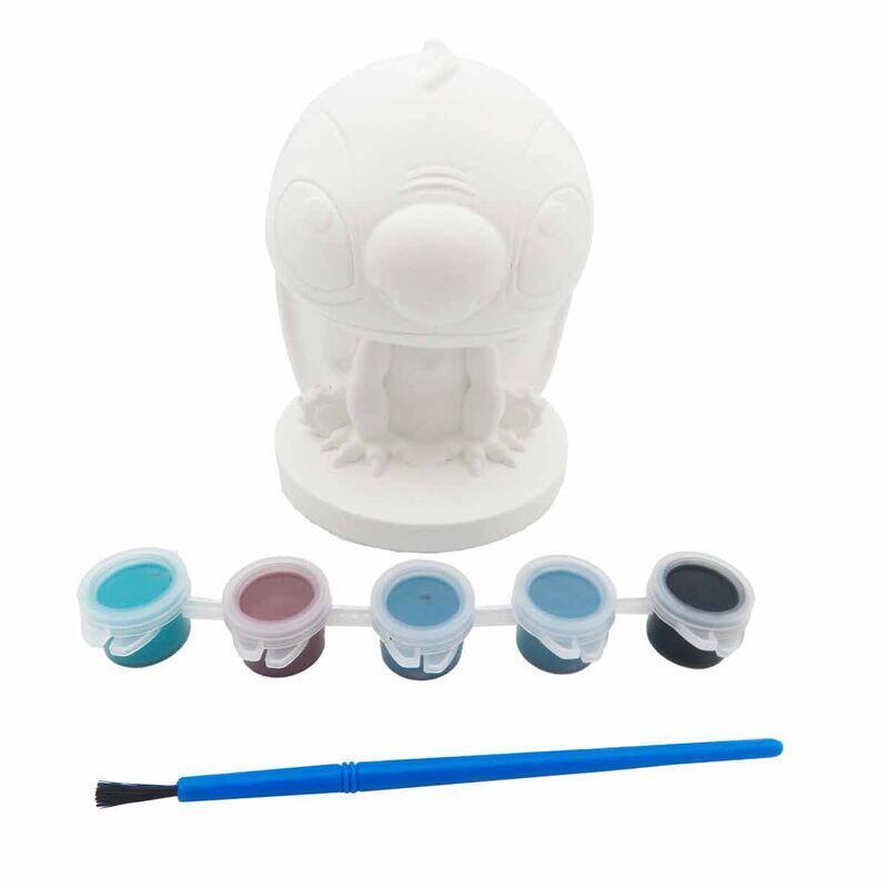 Pack De 6 Unidades - Figura De Escayola Para Pintar Stitch Disney