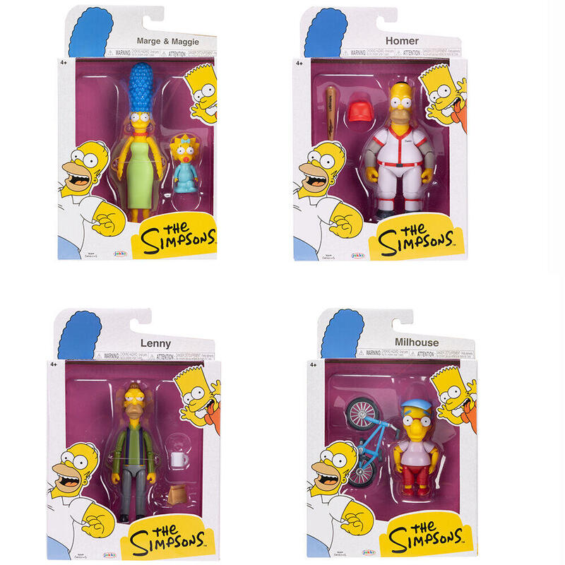 Pack De 6 Unidades - Figura Los Simpsons 13cm Surtido