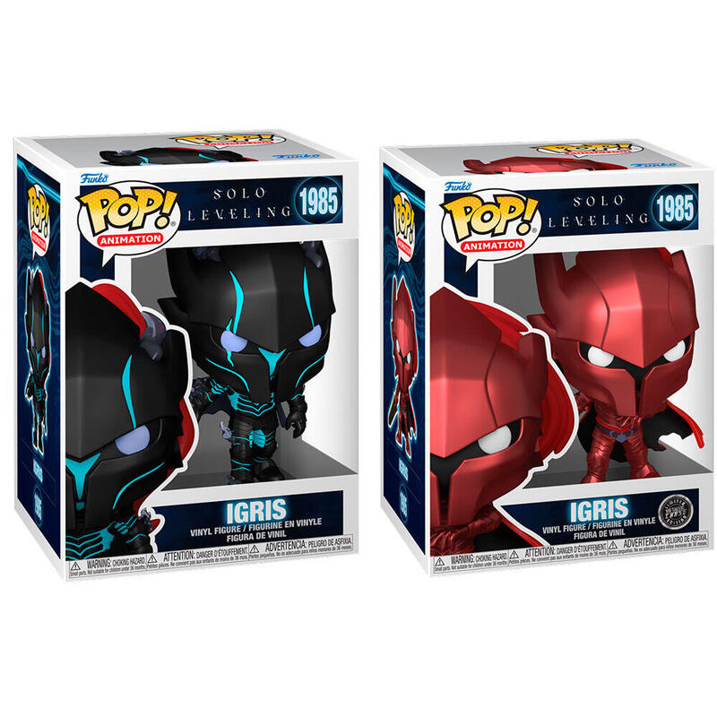 Pack De 6 Unidades - Figura Pop Solo Leveling Igris 5 + 1 Chase
