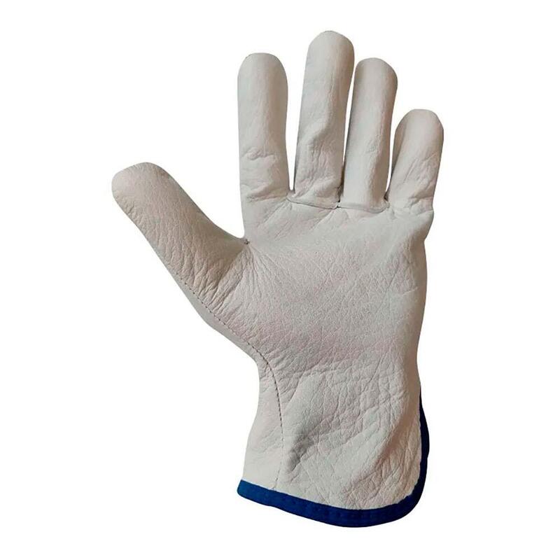 Pack De 6 Unidades - Guante Piel Flor Vacuno Natural, Driver, T-9 L