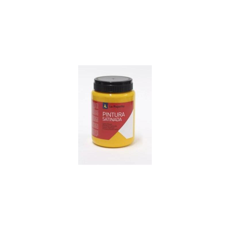 Pack De 6 Unidades La Pajarita Témpera Escolar Bote De 35ml Satinada Amarillo Medio L-27