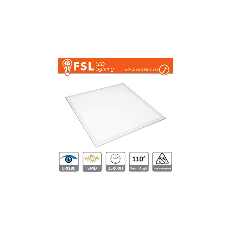Pack De 6 Unidades Led Panel 60x60cm - 48w 4000k 3700lm Cri80