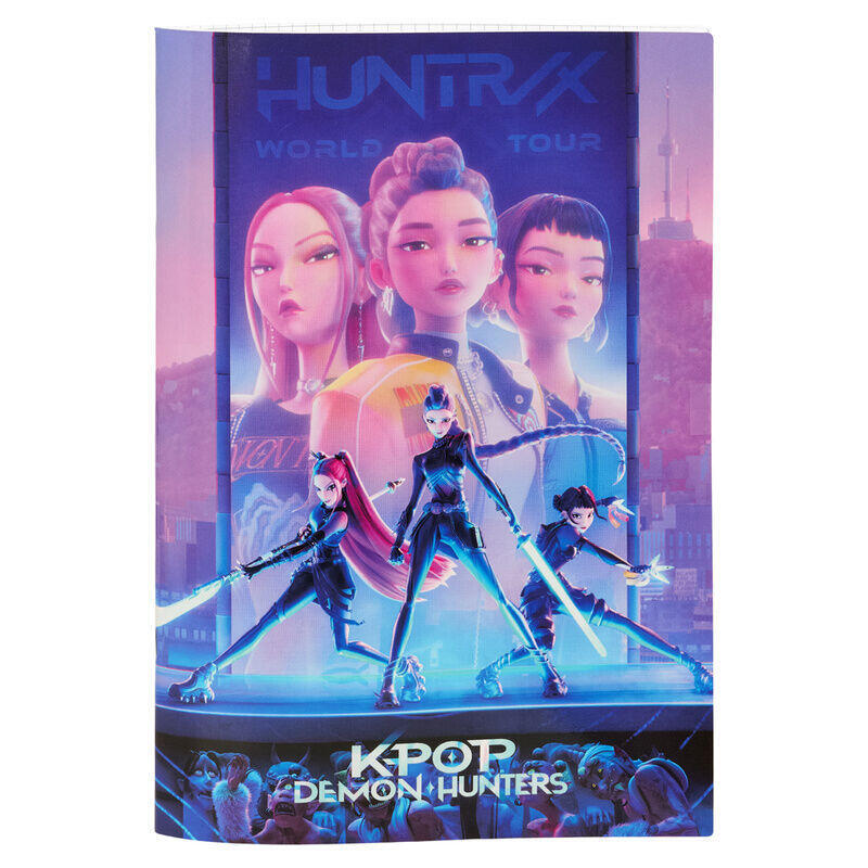 Pack De 6 Unidades - Libreta A4 Kpop Stationery Kpop Demon Hunters