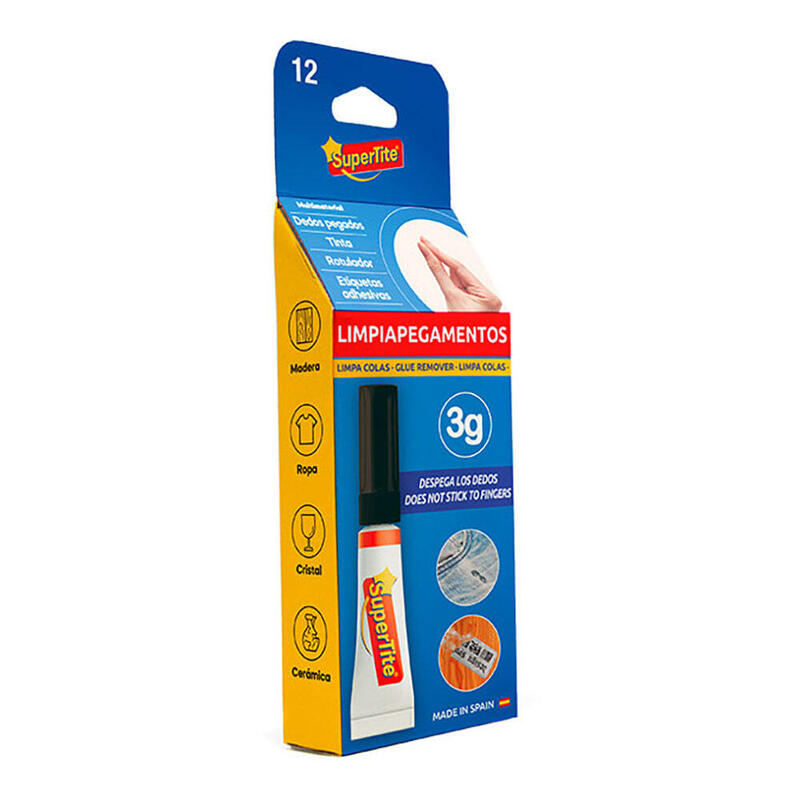 Pack De 6 Unidades - Limpiador Adhesivos Blister 3g 2412 Supertite