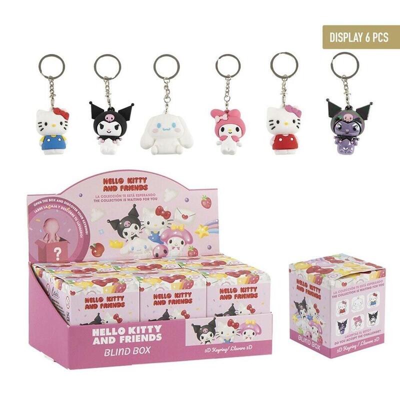 Pack De 6 Unidades - Llavero Sorpresa Hello Kitty And Friends Surtido