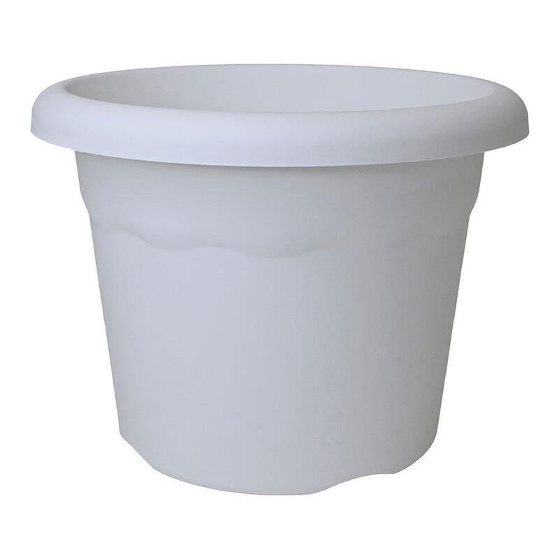 Pack De 6 Unidades - Maceta De Inyeccion Color Blanco Ø20cm Plastiken