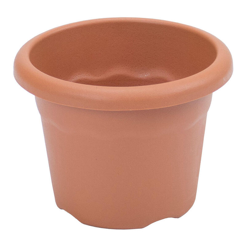 Pack De 6 Unidades - Maceta De Inyeccion Color Terracota Ø22cm Plastiken
