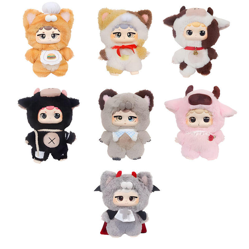 Pack De 6 Unidades - Muñeco Llavero Sorpresa Blind Box Niinoo 17cm Surtido