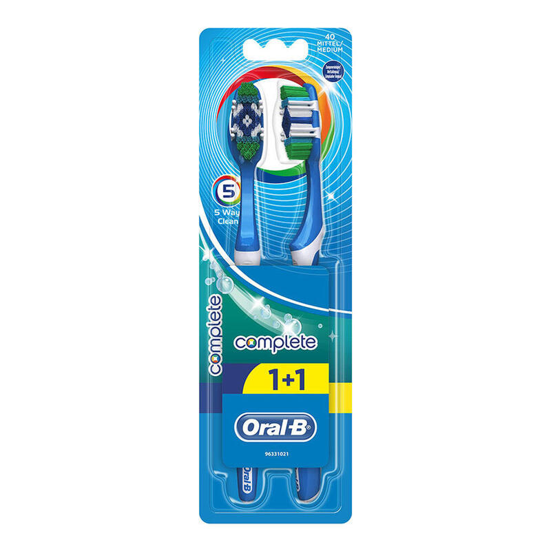 Pack De 6 Unidades - Oral B Cepillo Complete 5 Ways 2 Unid. Colores / Modelos Surtidos