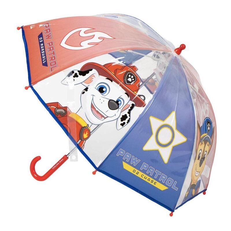 Pack De 6 Unidades - Paraguas Manual Burbuja Patrulla Canina Paw Patrol