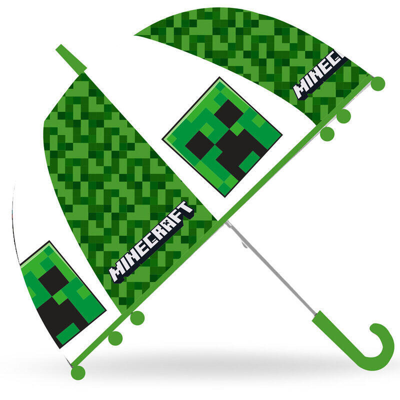 Pack De 6 Unidades - Paraguas Manual Minecraft 46cm