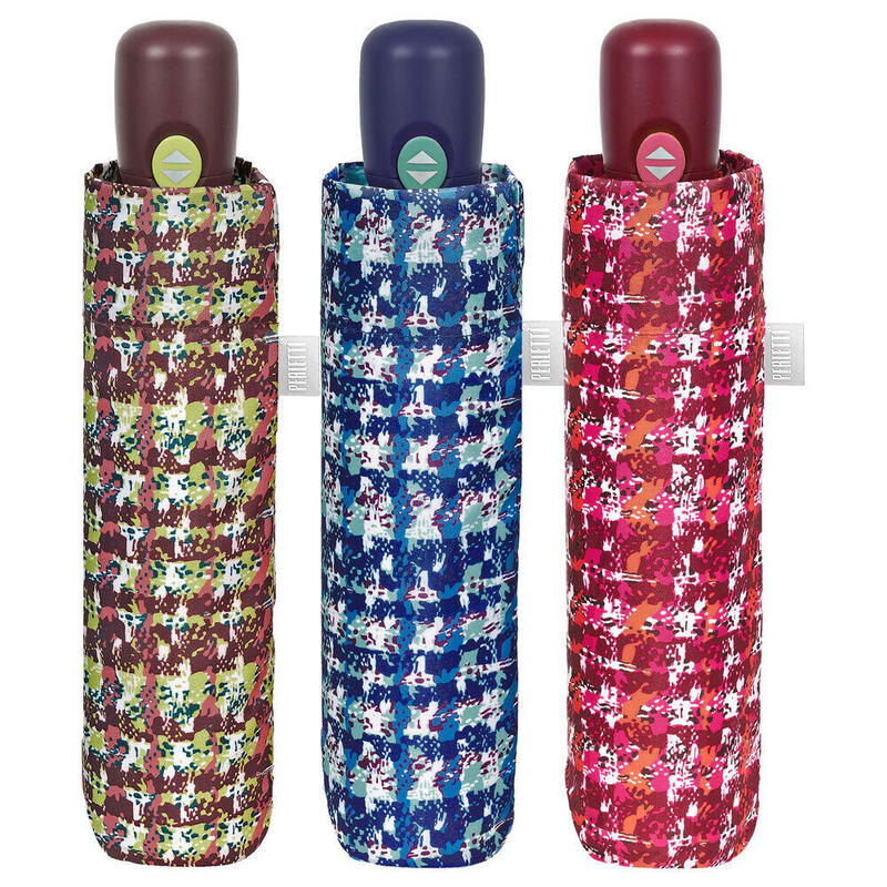 Pack De 6 Unidades - Paraguas Plegable Automatico Boucle 54cm Surtido
