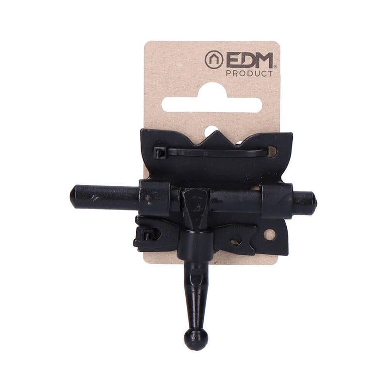 Pack De 6 Unidades - Pasador Rustico Negro 50mm En Cartón Colgante Edm